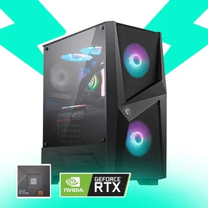 MSI MAG FORGE 100R Ryzen 9 RTX 4070 Super | R9-32G-1Tb-A550M