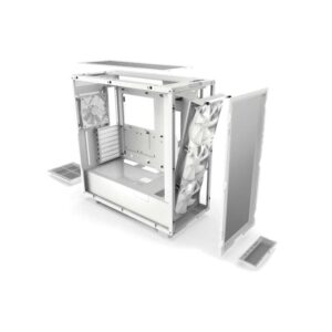NZXT H7 Flow RGB White ATX Mid-Tower Boiteir | CM-H71FW-R1 – Image 3