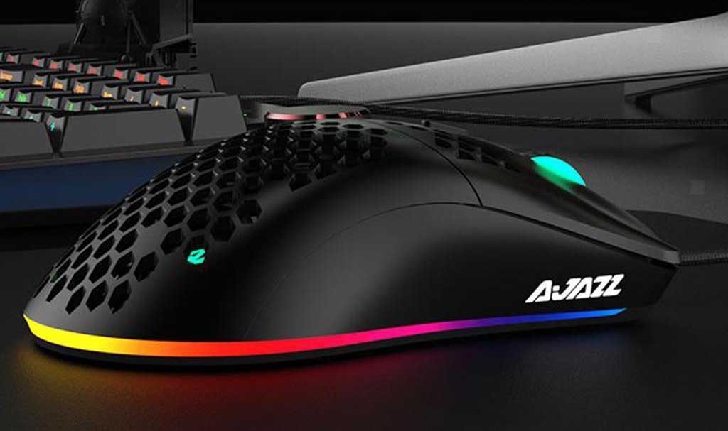 Ajazz AJ390 Ultralight Optical Wired Gaming Mous 16000 DPI