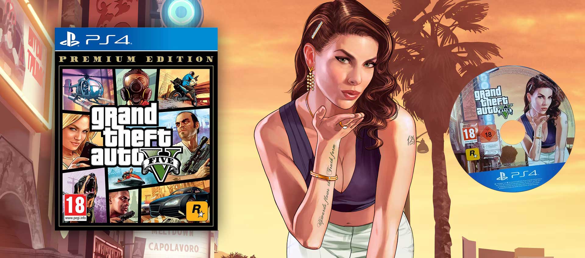 Grand Theft Auto V Premium Editio PS4 | Maroc Gaming